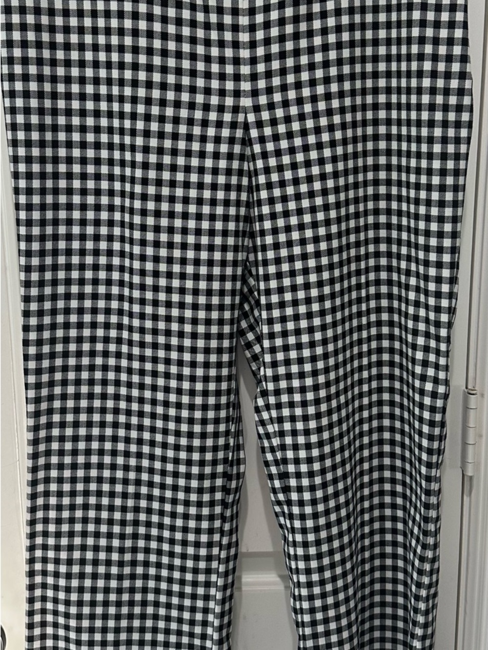 Ann Taylor Black and White Gingham Pants